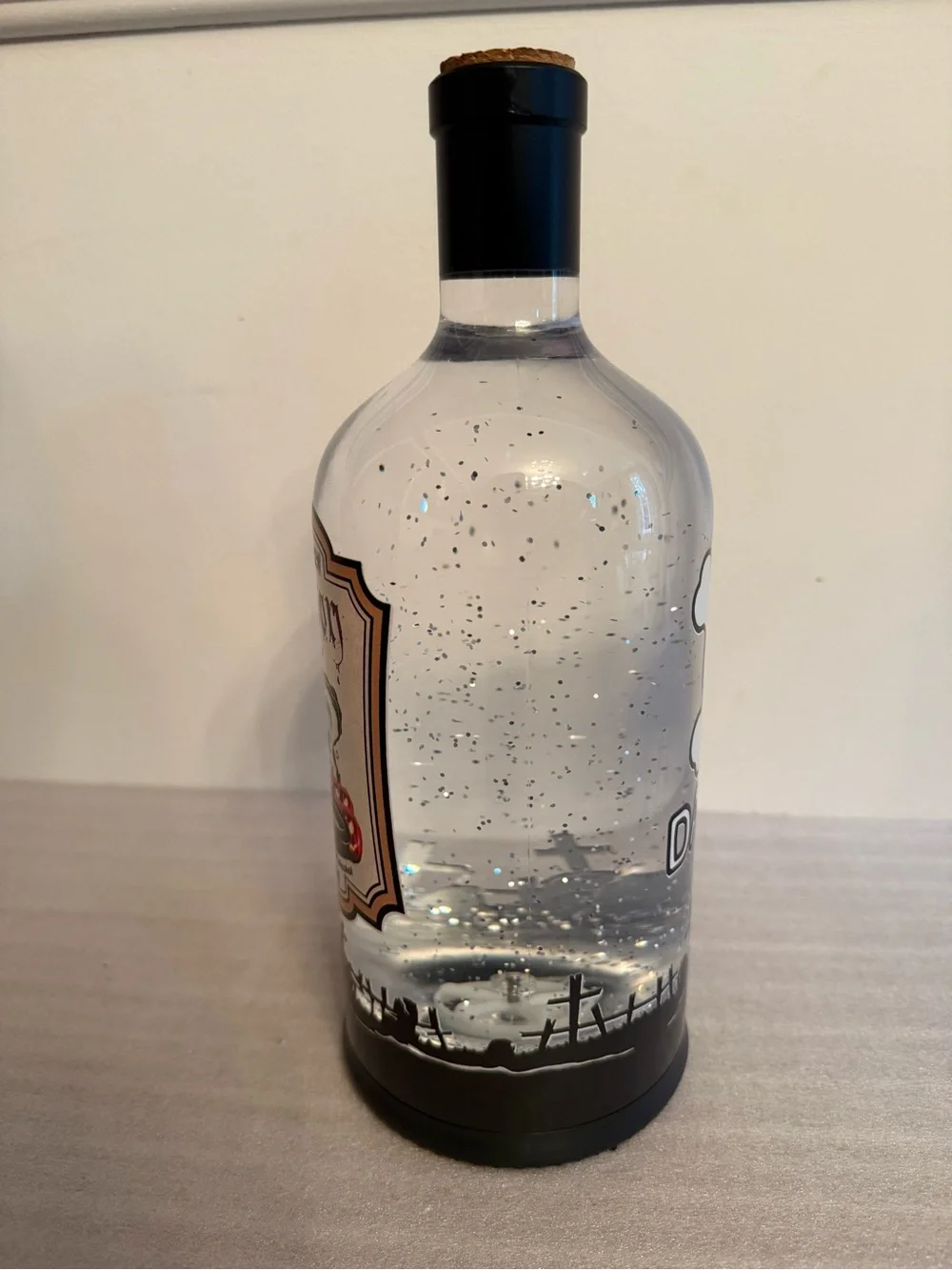 Halloween Glitter Motion Poison Bottle Cracker Barrel Exclusive
